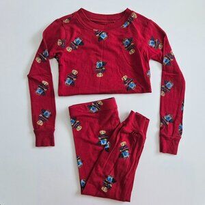 Polo Ralph Lauren Polo Bear Stretch Jersey Sleep Set – Red, 2T